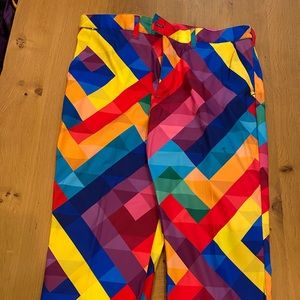 Loudmouth golf pants checker design